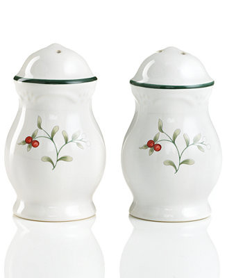 Pfaltzgraff Winterberry Salt and Pepper Shakers - Macy's | Macy's