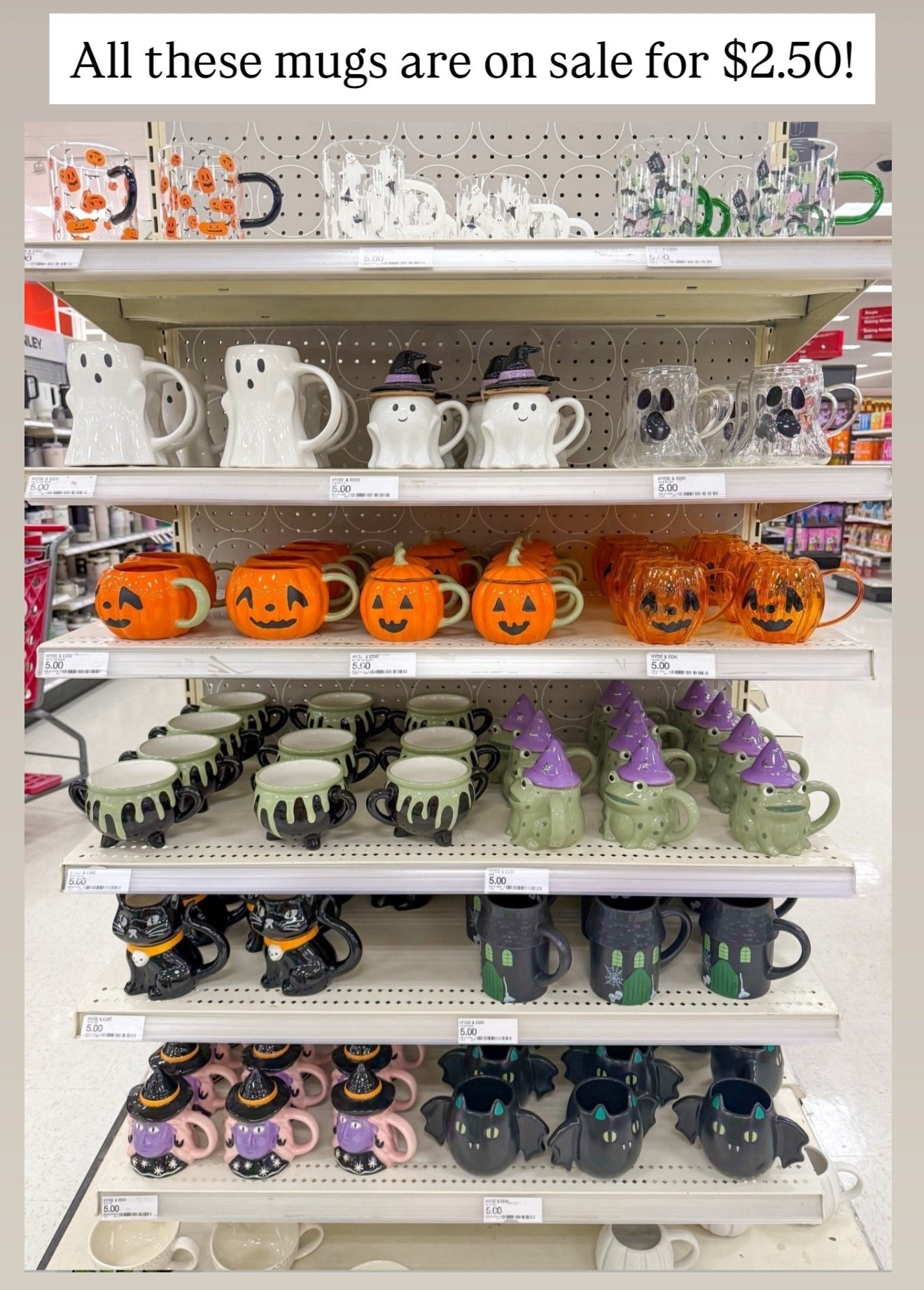 Halloween coffee mugs on sale for $2.50!





Halloween gift
Mini boo basket 
Halloween mug
Target deals 
Target finds 

#LTKHome #LTKHalloween #LTKSaleAlert