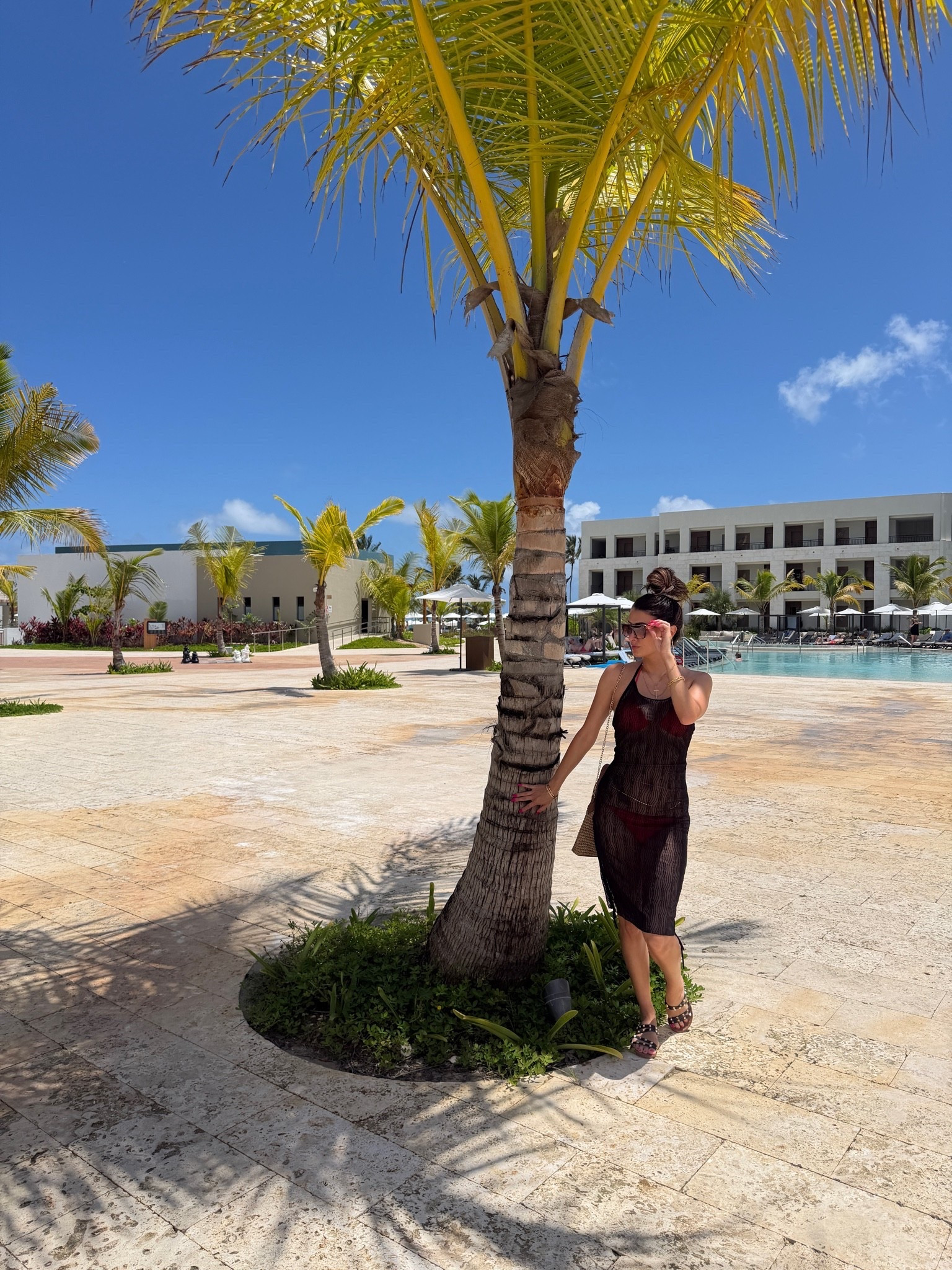 Sexy black swimsuit cover-up. Sheer swimsuit cover-up. True to size. Comes in three colors. Amazon find. Straw purse.

#LTKSwim #LTKTravel #LTKootd