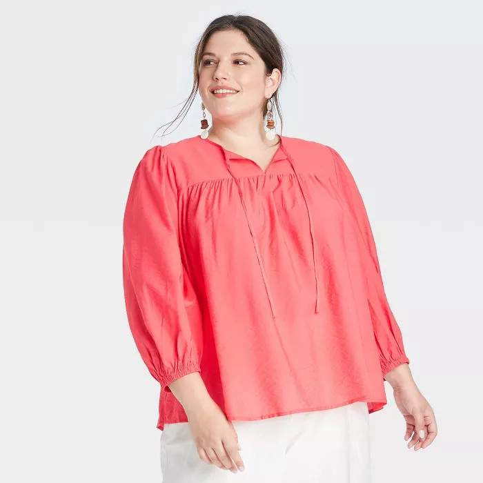 Women's Balloon Long Sleeve Blouse - A New Day™ | Target