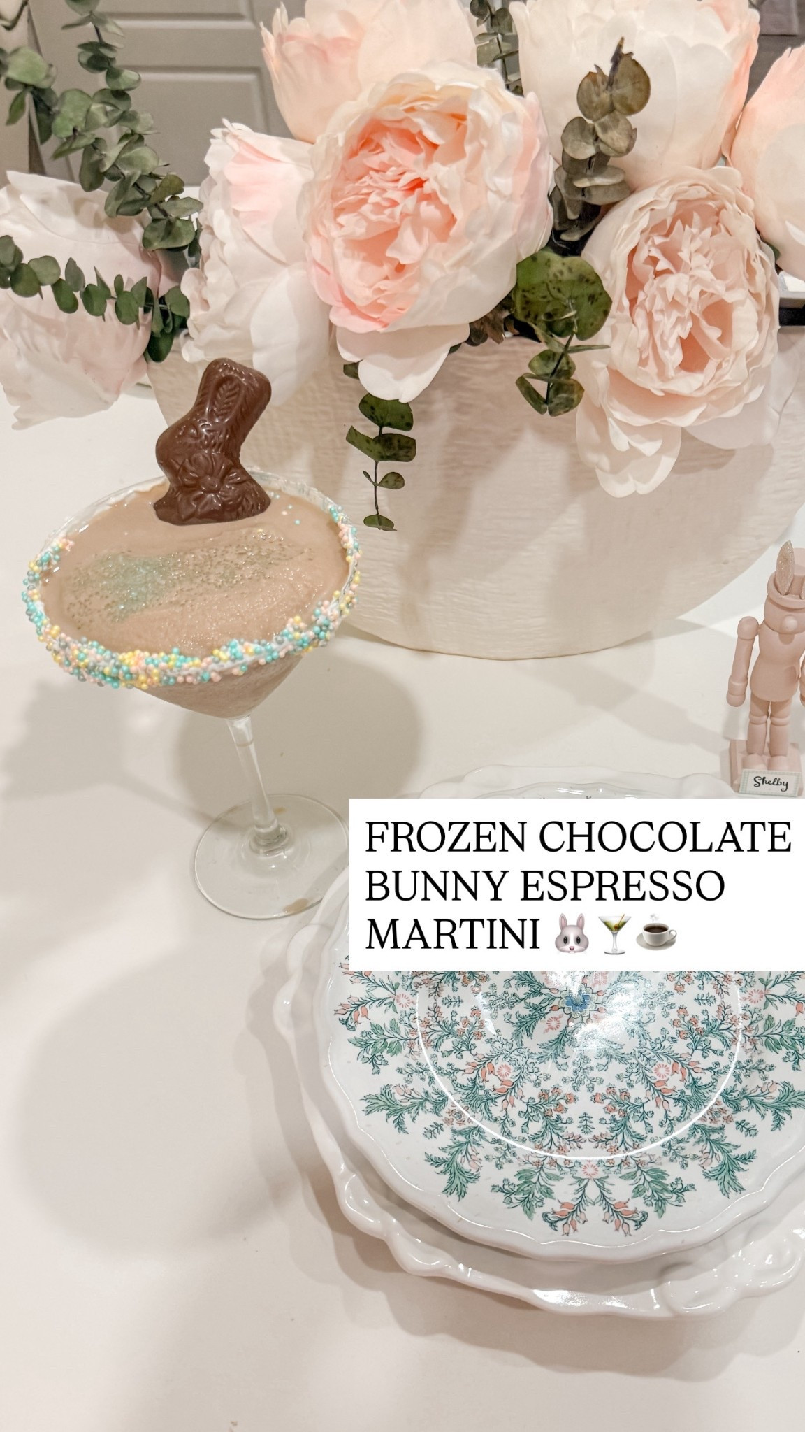Frozen chocolate bunny espresso martini ingredients & supplies 

#LTKHome #LTKSpringSale #LTKSeasonal