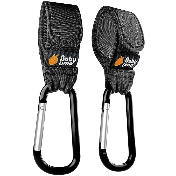 Baby Uma Stroller Hooks for Bags (2-Pack) - Universal Stroller Clips and Hooks, Carry 11 lbs Per ... | Amazon (US)