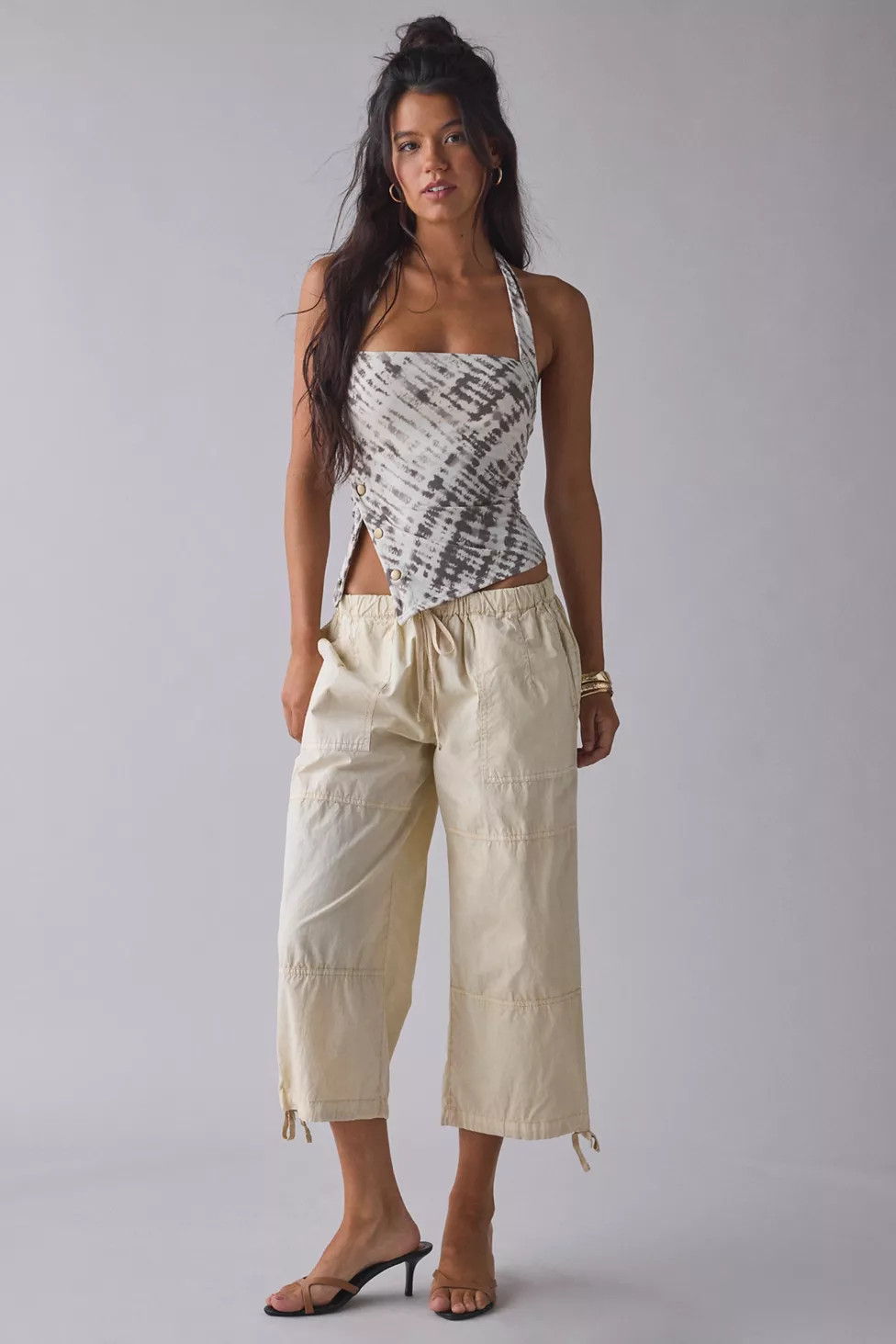 BDG Peyton Straight-Leg Utility Capri Pant | Urban Outfitters (US and RoW)