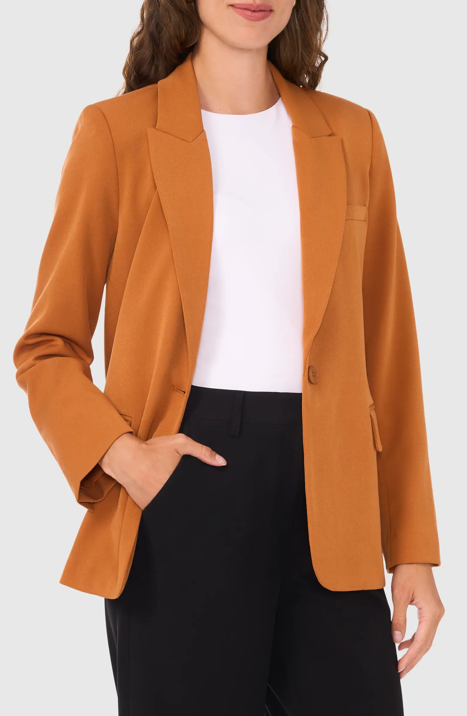 Single Button Relaxed Blazer | Nordstrom