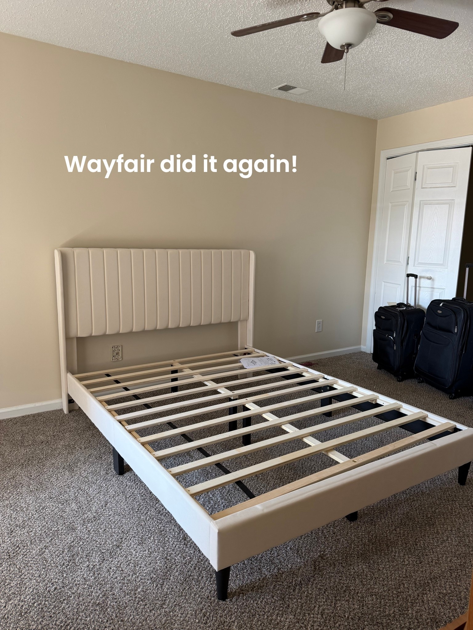 Basically $100 for this soft queen headboard! In love 😍 Wayfair finds @Wayfair 

#LTKselfcare #LTKmomlife #LTKHome