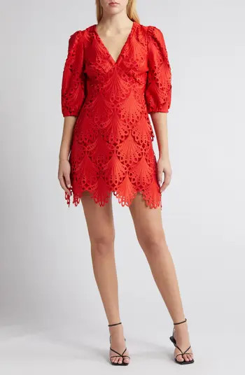 Harper Lace Minidress | Nordstrom