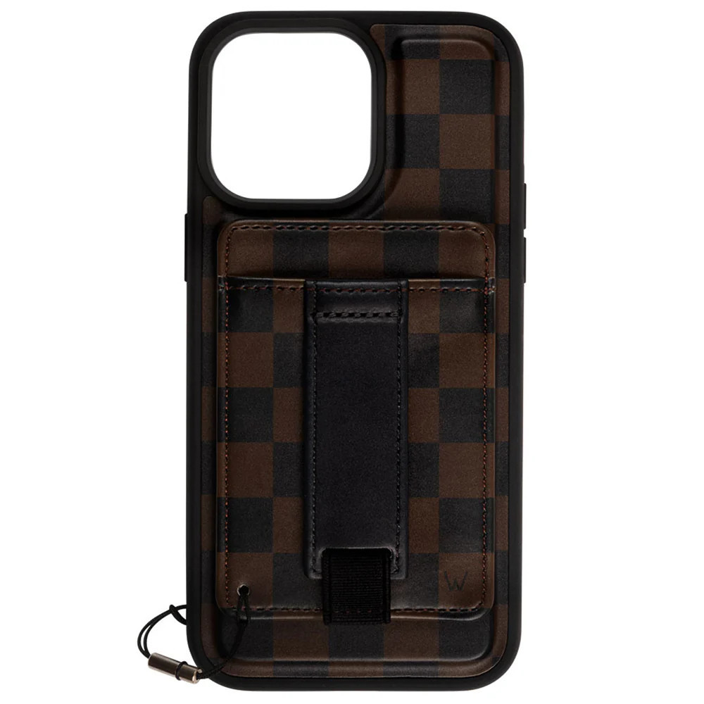 Chelsea Check Magnetic Case and Wallet by Aubree Says iPhone 14 Plus | Walli Cases