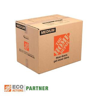 20 in. L x 16 in. W x 15 in. D Medium Moving Shipping and Packing Box with Handles (150-Pack) | The Home Depot