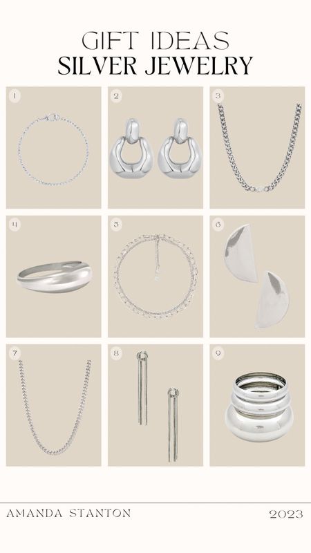 Gift ideas for the silver jewelry girl! 🩶

#LTKGiftGuide #LTKHoliday #LTKstyletip