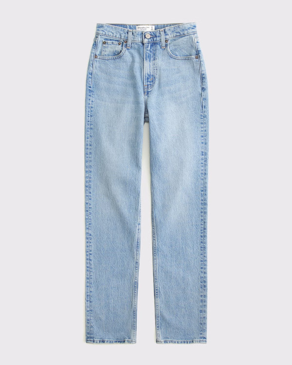 Ultra High Rise 90s Straight Jean | Abercrombie & Fitch (US)