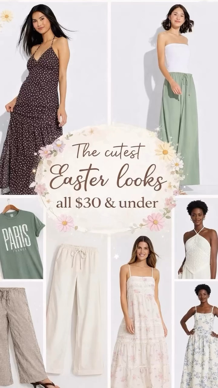 SUCH cute pieces for Spring (psst Easter is almost here)! All $30 & under along with lots of other pieces I’ll have linked (on sale@now too!!) in my LTK shop and in my IG stories. OR COMMENT “shop” & I will send you the link 🔗 #springoutfits #easteroutfits #easteroutfitsonsale #eastersale