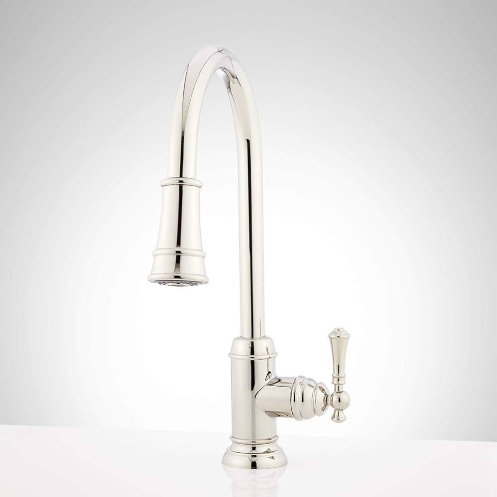 448174 Amberley 1.8 GPM Single Hole Pull Down Kitchen Faucet | Amazon (US)