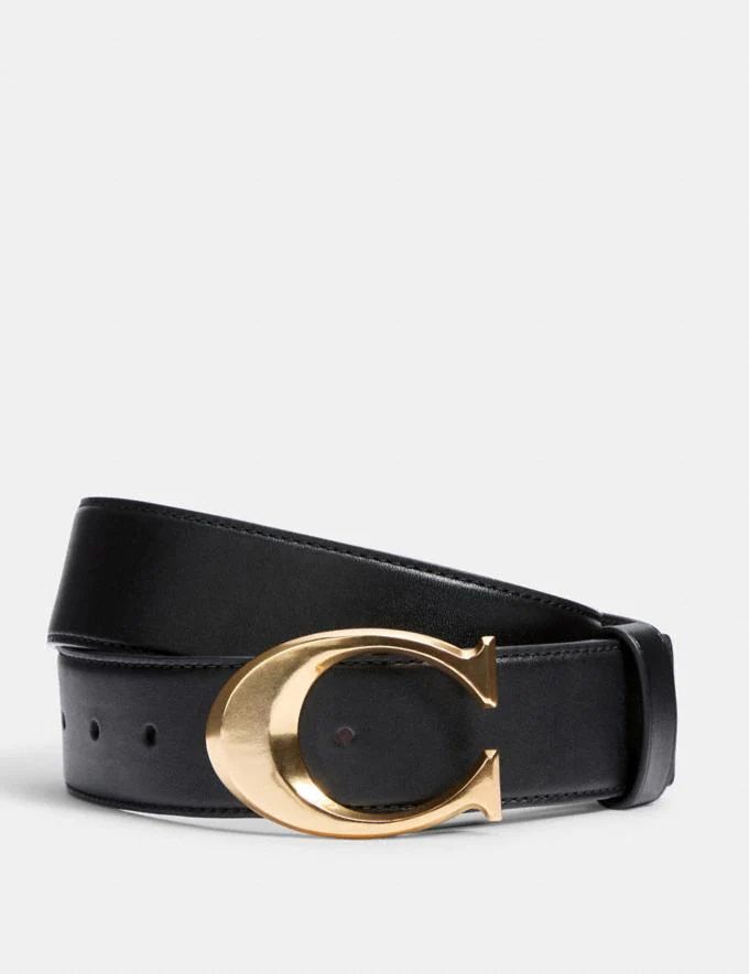 signature buckle belt, 38mm | Coach Outlet