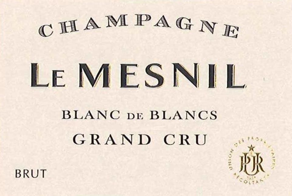 Champagne Le Mesnil Blanc de Blancs Grand Cru Brut | Wine.com | Wine.com