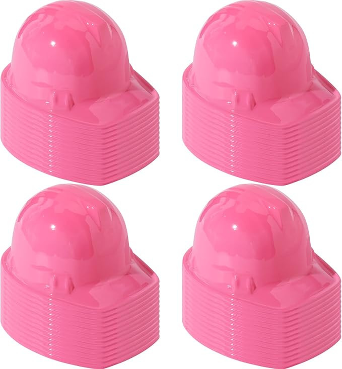 48 Pieces Party Construction Hats Kids Worker Hard Hat Plastic Builder Hat for Boys Girls Dress u... | Amazon (US)