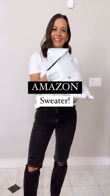 Amazon holiday sweater (runs true to size wearing a small), Abercrombie black jeans (true to size to small), chelsea boots (true to size to small), long puffer vest (true to size - wearing a small) 

#LTKunder50 #LTKSeasonal #LTKHoliday