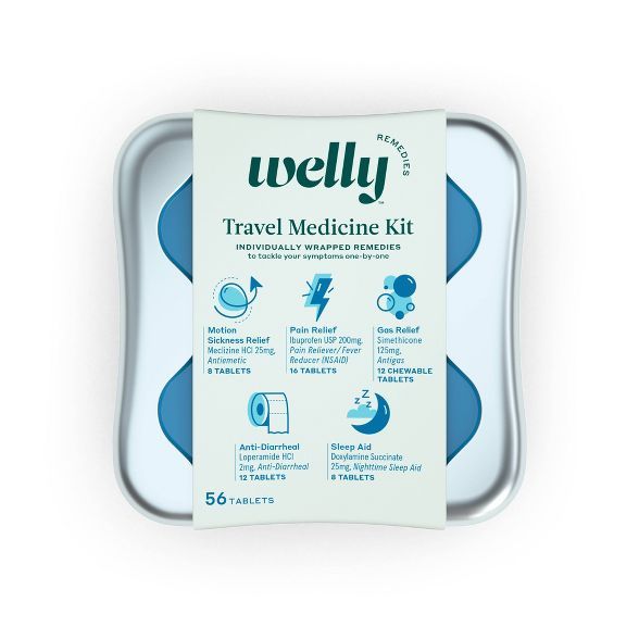 Welly Travel Medicine Kit - 56ct | Target