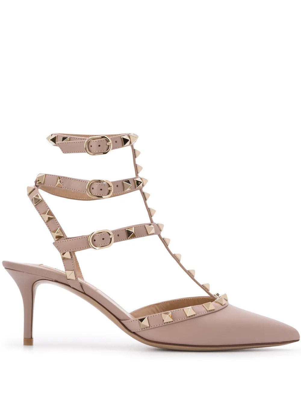 Valentino Garavani Rockstud 65mm Pumps | Neutrals | FARFETCH SI | Farfetch Global