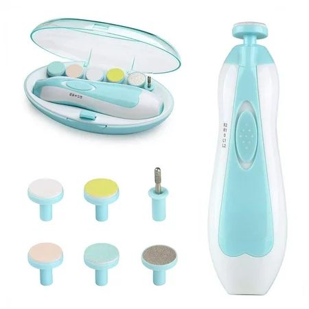 Electric Baby Nail Trimmer Safe Baby Nail File for Newborn to Toddler Toes and Fingernails Kids Nail | Walmart (US)