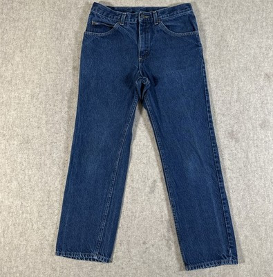Vintage Lee Jeans Straight Leg 31x30 Blue Denim  USA Made Cotton | eBay US