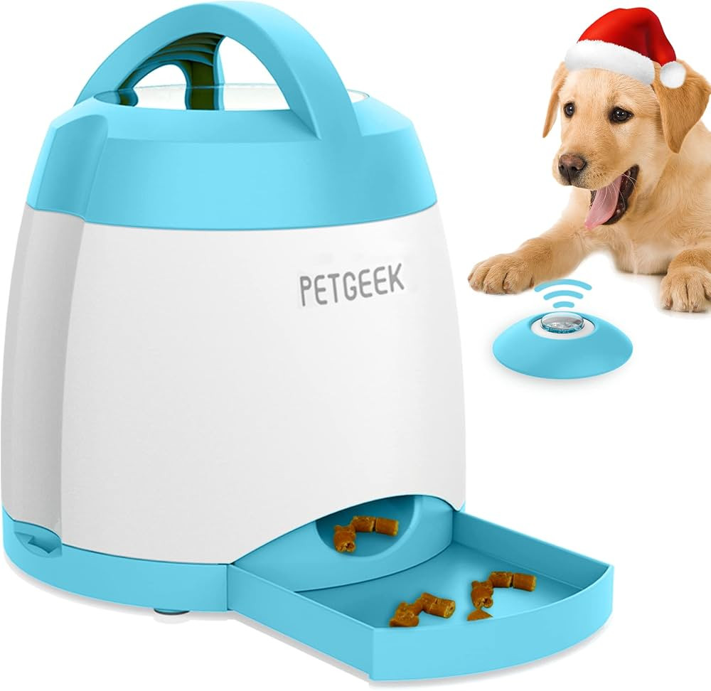 PETGEEK Automatic Treat Dispenser with Remote Button - Puzzle Memory Training Activity Toy- IQ Tr... | Amazon (US)