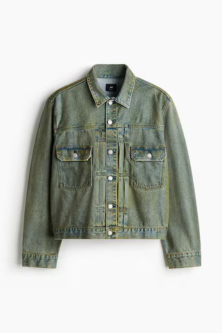H & M - Loose-Fit Denim Jacket - Blue | H&M (US + CA)