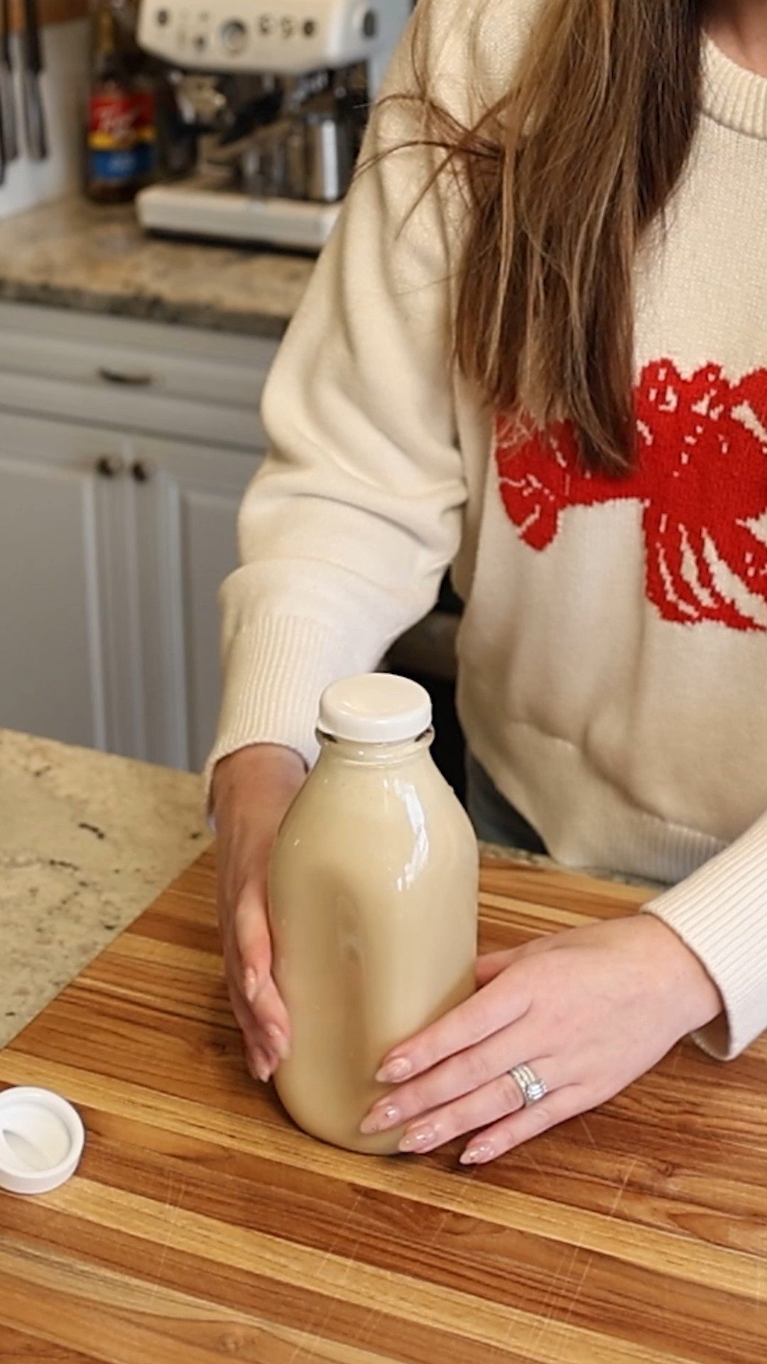 Making homemade coffee creamer 

#coffeecreamer
#coffeeathome 

#LTKfoodie #LTKFindsUnder50 #LTKFindsUnder100
