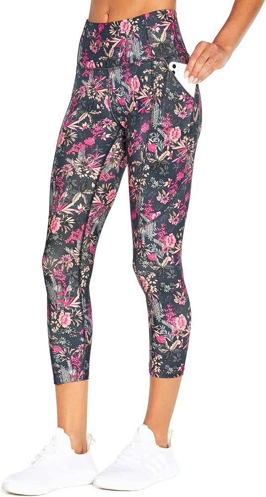 Marika Women's Carson High Rise Pocket Capri Legging | Amazon (US)