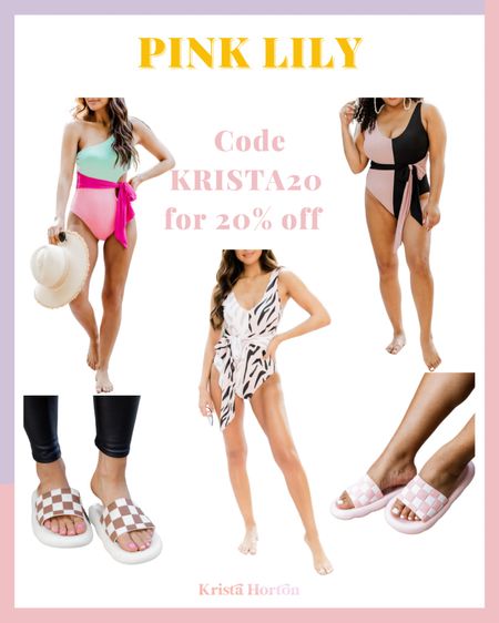 Ordered these swim pieces for our trip to Miami in a couple weeks!! You can use my code KRISTA20 for 20% off!!

#swim #womensswim #womenssandals #sandals #summer #spring #pinklily

#LTKstyletip #LTKitbag #LTKSeasonal