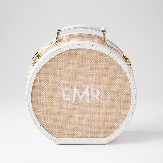 Montauk Raffia Round Jewelry Box | Mark and Graham