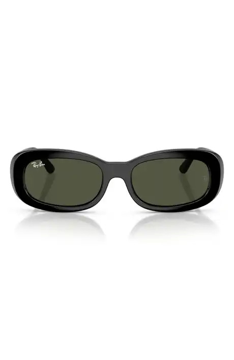 53mm Pillow Oval Sunglasses | Nordstrom