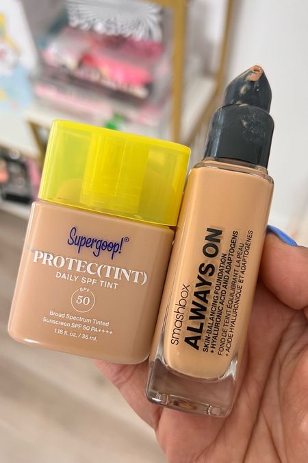 my daily go to foundations 
both are lightweight and you can easily build up the coverage 

#LTKbeauty
