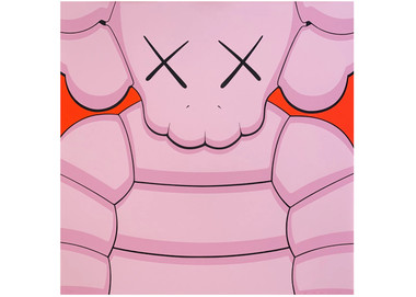 KAWS What Party Print #5 Light Pink (Signed, Edition of 100)