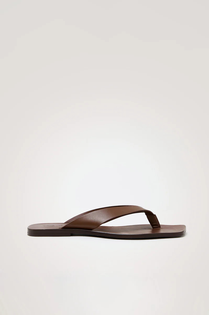 PORTO SANDAL - DARK BROWN LEATHER | Rails