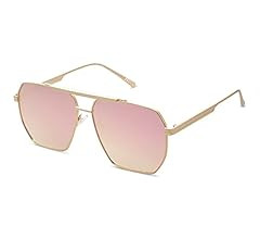 SOJOS Retro Oversized Square Polarized Sunglasses for Women and Men | Amazon (US)