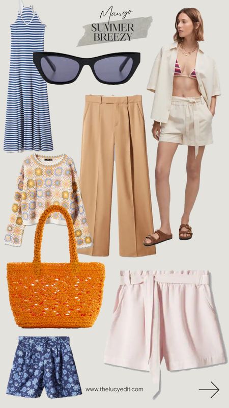 Simple summer breezy at Mango - louche trousers in caramel, crochet brunt orange grab bags and comfy-smart shorts 

#LTKeurope #LTKunder100 #LTKSeasonal
