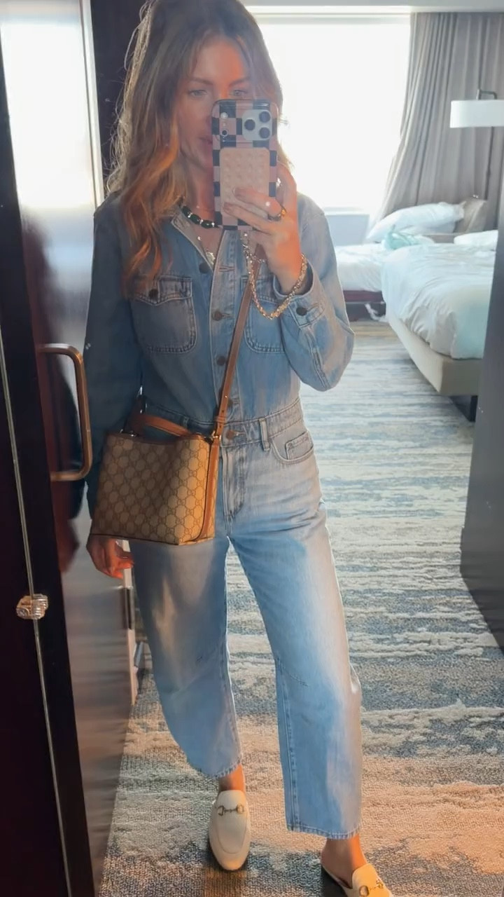 Loft denim jumpsuit is now 40% off!! 

#LTKPetite #LTKSaleAlert #LTKOver40