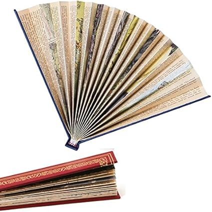 IF Book Fan - Red Fan, Antique Book Pages | Amazon (US)