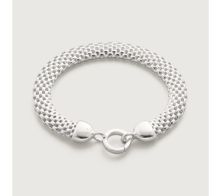 Heirloom Bold Woven Chain Bracelet | Monica Vinader (US)