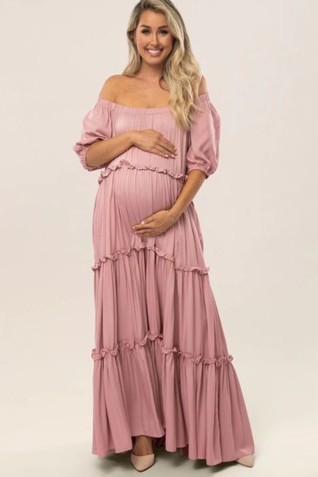 This pink maternity maxi dress is a gorgeous baby shower dress, maternity photo dress or wedding guest dress. 

Style your guy in soft blues, creams and greys for a maternity picture outfit. 

Maternity photoshoot - maternity pictures - maternity dress - baby shower dress -

#LTKbump #LTKstyletip #LTKunder100