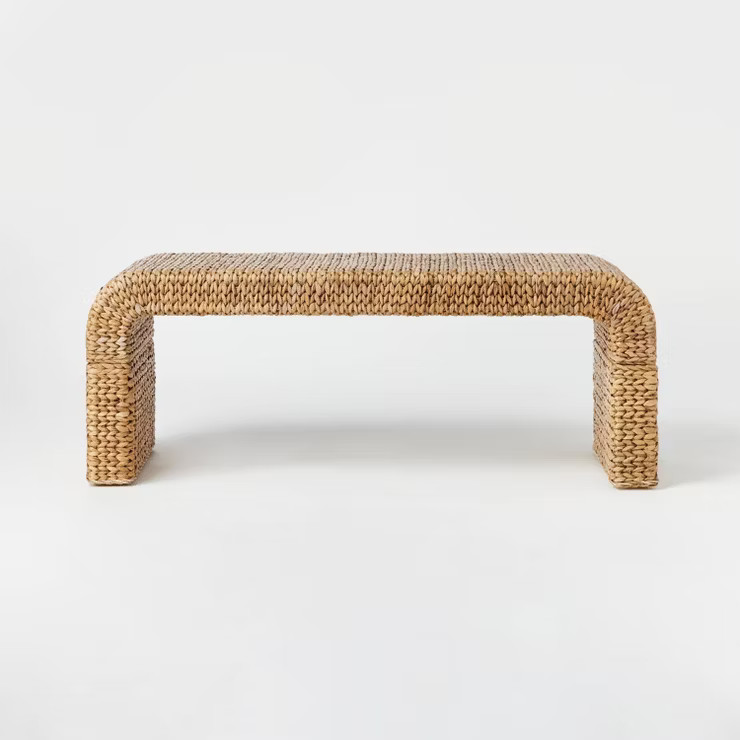 Shiffer Waterfall Woven Bench - Threshold™ designed with Studio McGee | Target