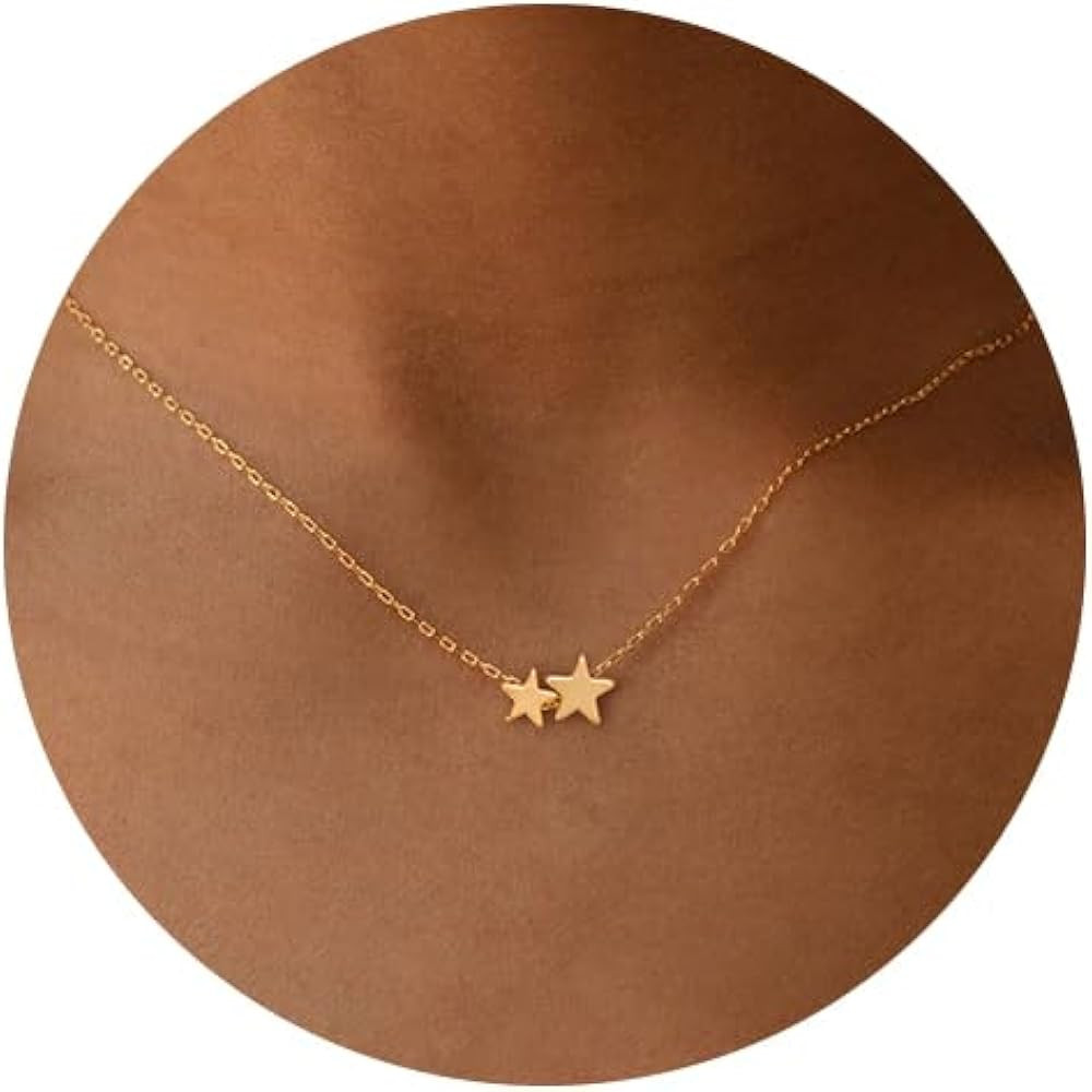 Dainty Necklace- Moon Star Softball Bat Cross Bow Cowboy Boot Evil Eye Starfish Sun Infinity Fish... | Amazon (US)