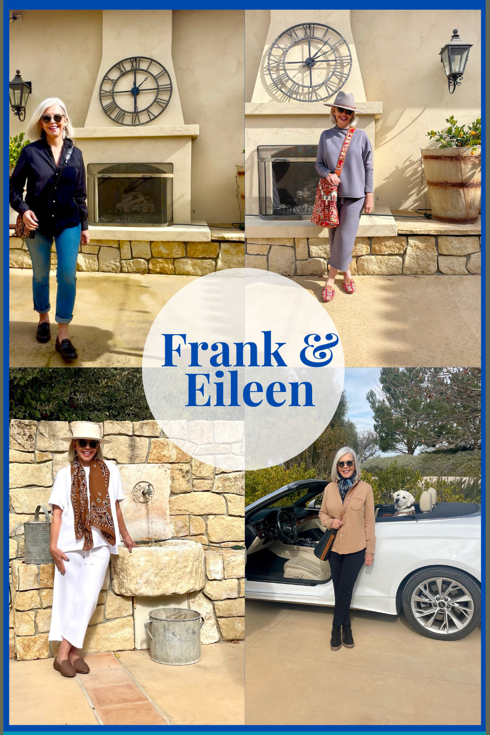 

Frank and Eileen: Derry Denim Pant, Eileen Shirt in Black Denim, Christine Triple Fleece Ankle Pants Eileen Shirt in Butterscotch Fleece, Greece Travel Set, Effie Funnel Neck in Elephant, Christine Ankle Pant in Elephant
@FrankandEileen #FrankandEileenPartner #WearLoveRepeat 
 

 #LTKOver40 #LTKStyleTip #LTKTravel