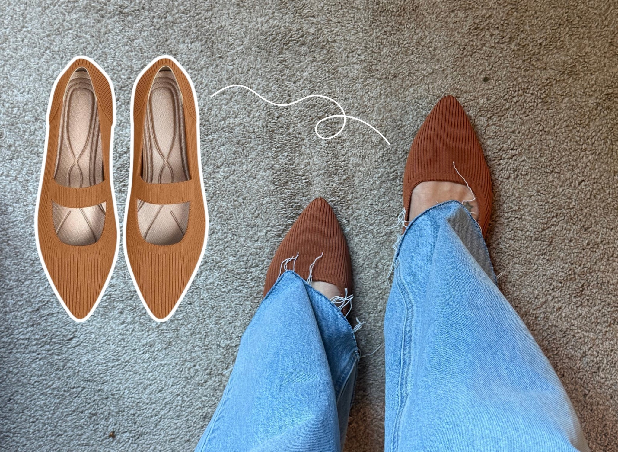 Rothy’s look alike on Amazon! I sized down a half size. 

#LTKShoeCrush