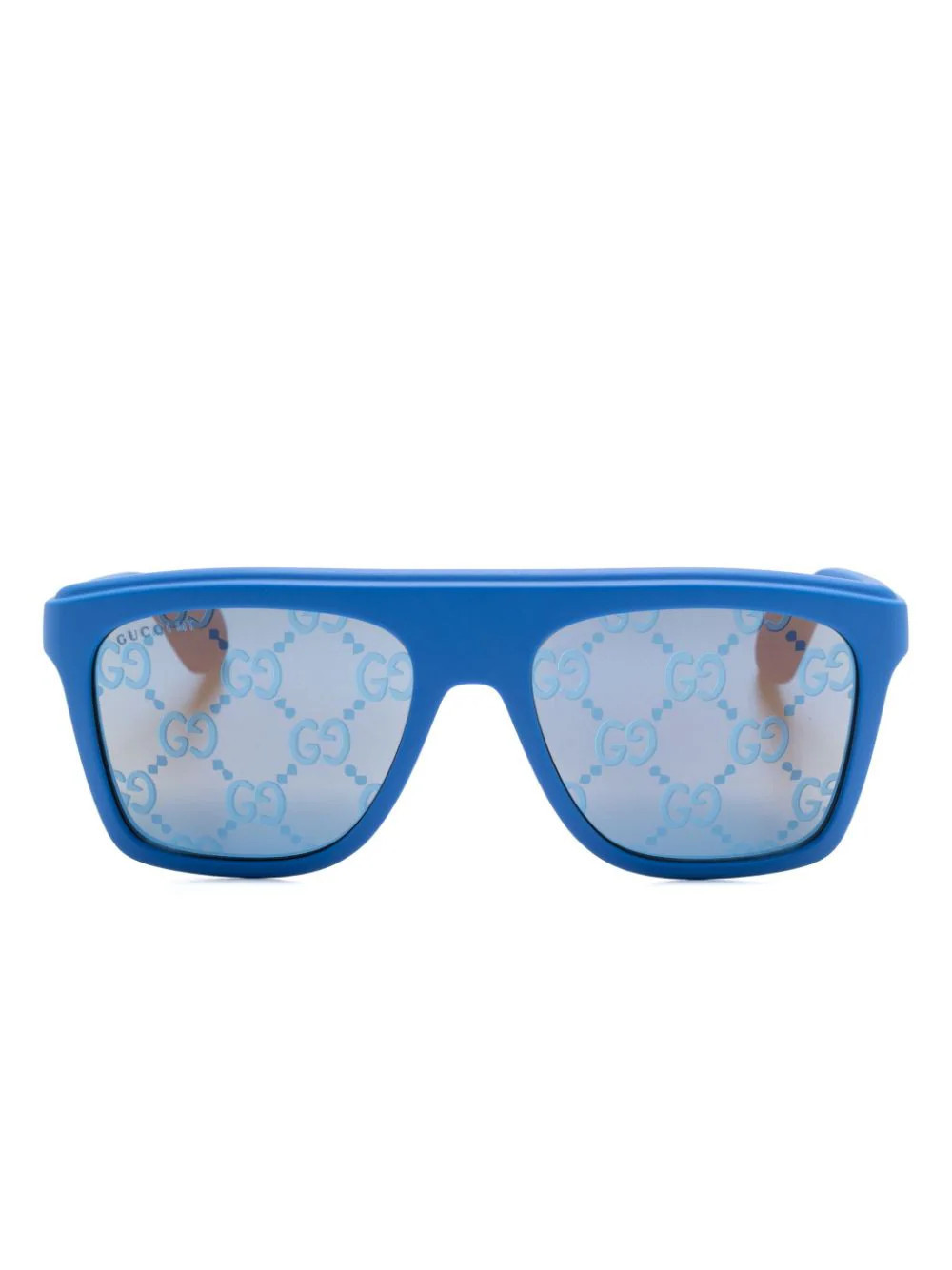 Gucci Eyewear square-frame sunglasses - Blue | Farfetch Global