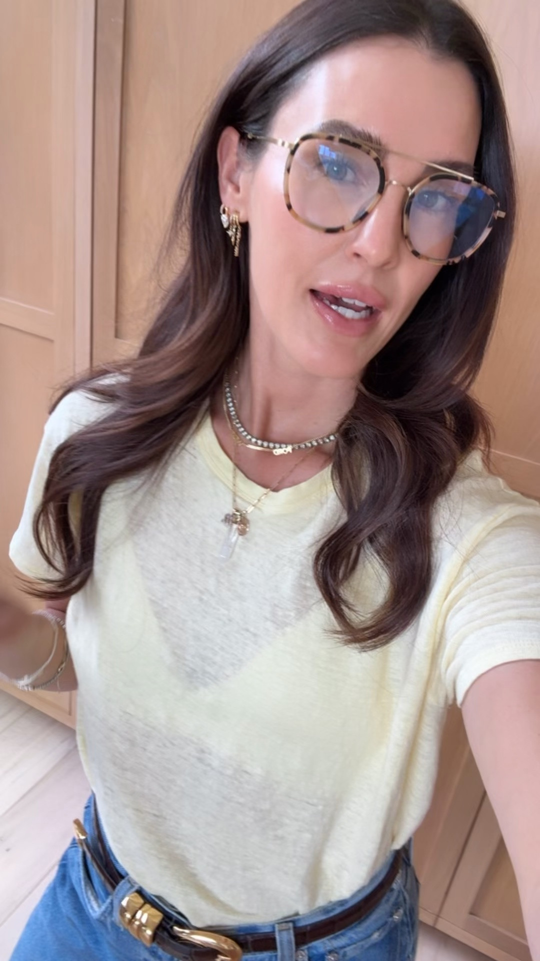 Today’s outfit 💛 wearing small tee and jeans fit tts

#LTKootd #LTKmomlife