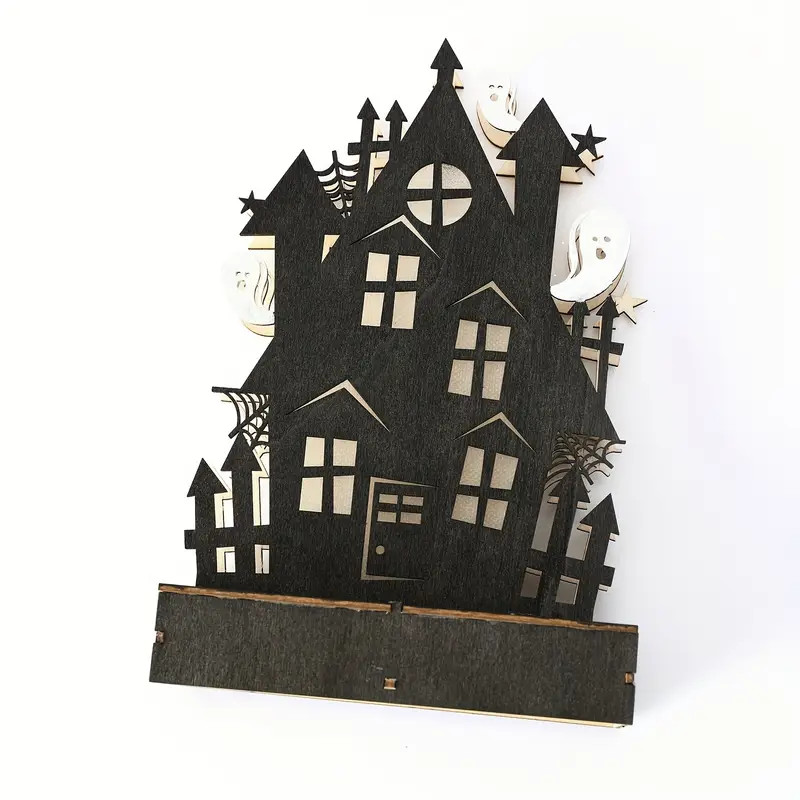 Spook Up Your Home with this 1pc Halloween Ghost House LED Light! | Temu Affiliate Program