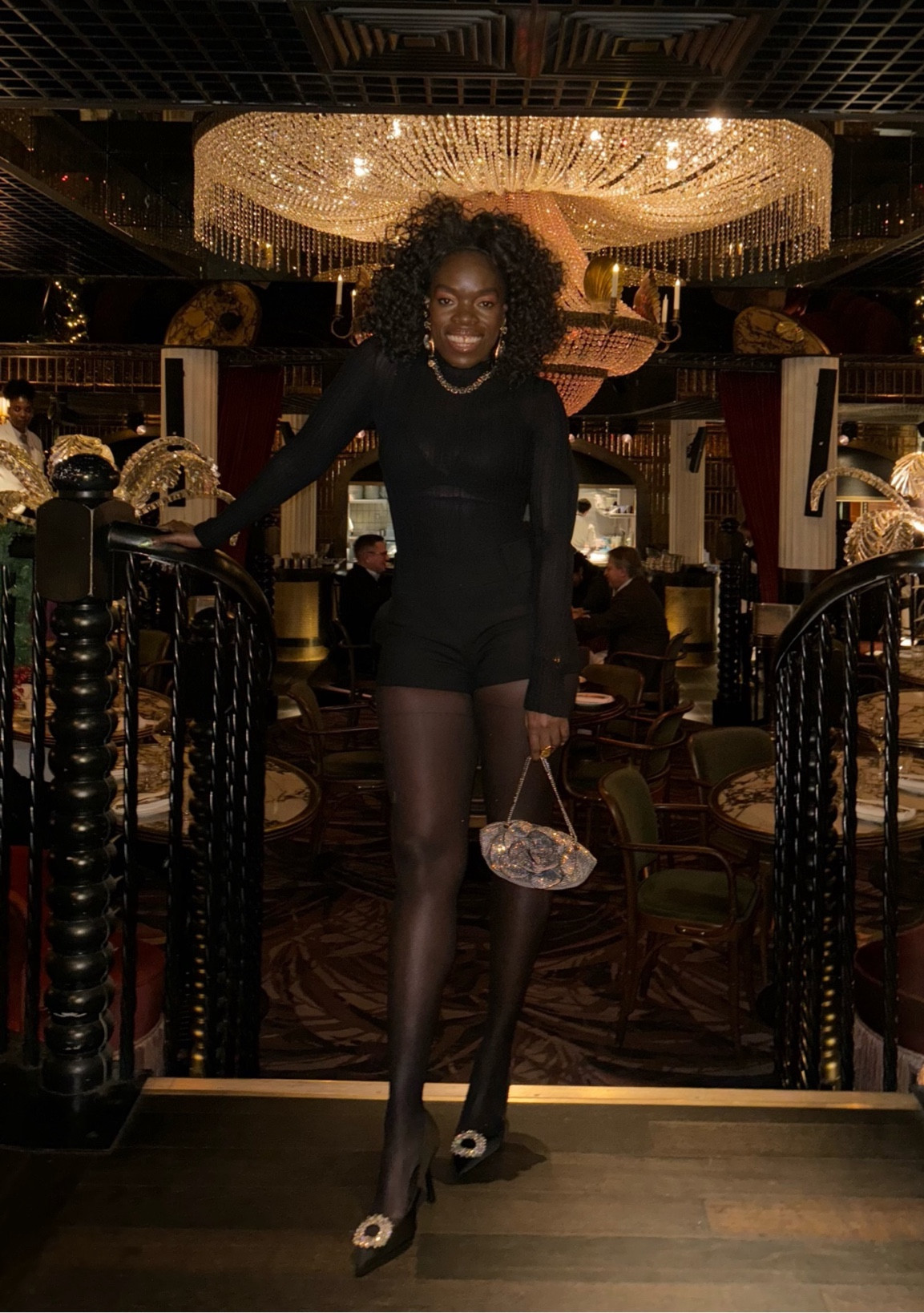 Christmas party looks continued - would also be a great look for NYE ✨🥂

Mango, H&M, Christmas look, New Years outfit inspo, diamond heels