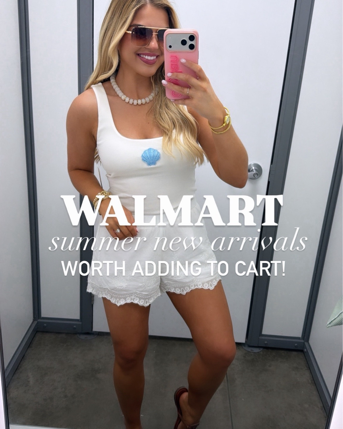 Walmart summer new arrivals! I grabbed a size Small in everything!🤍

#walmartfashion