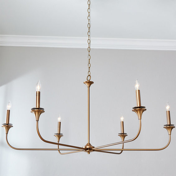 Mayhue Chandelier - 6 Light | Shades of Light